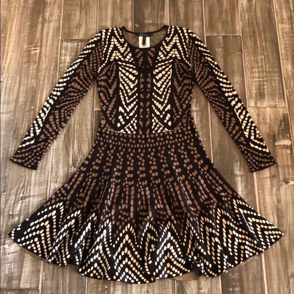 BCBG maxazria Silk sweater dress, size S